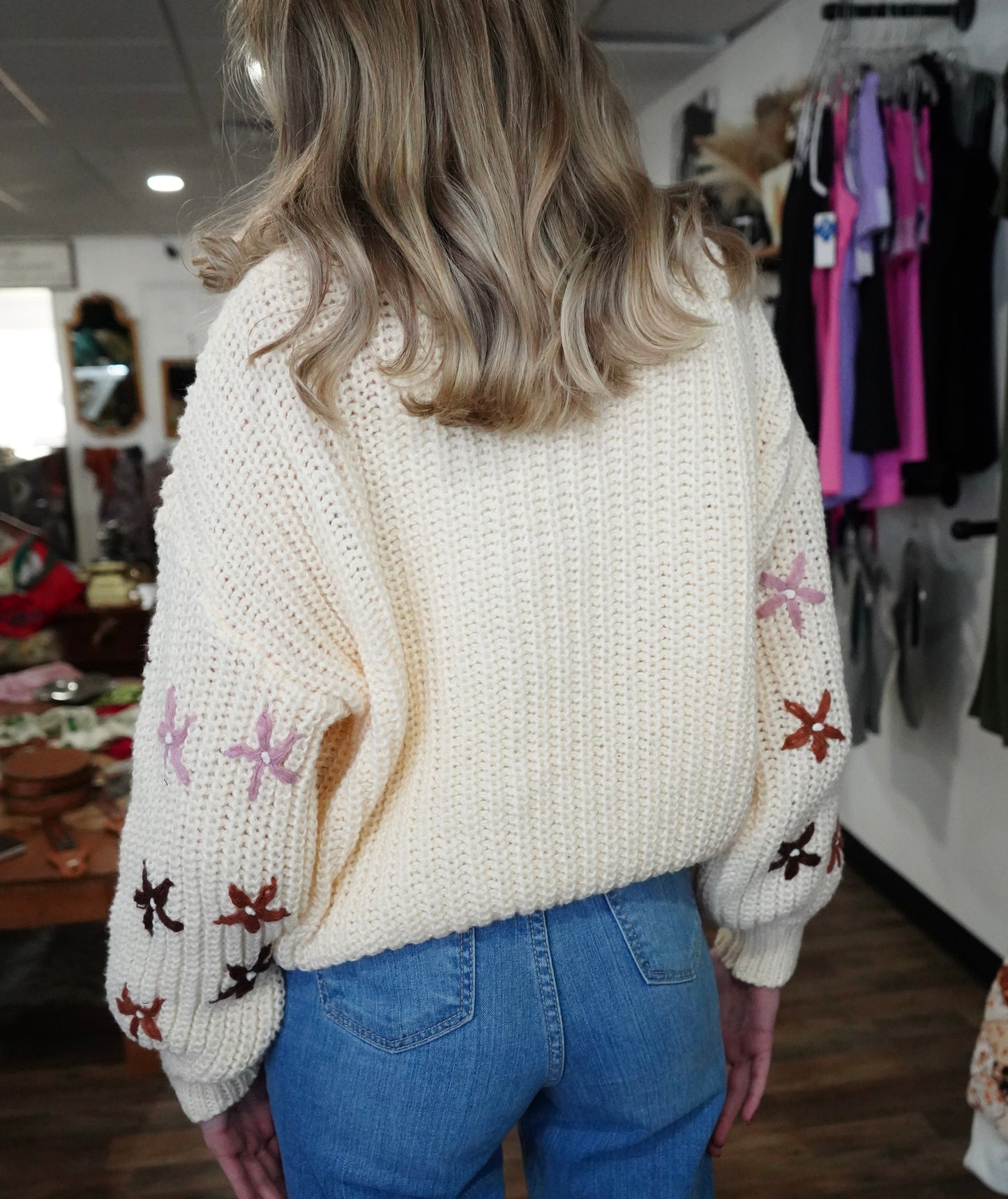Daisy Flower Sweater