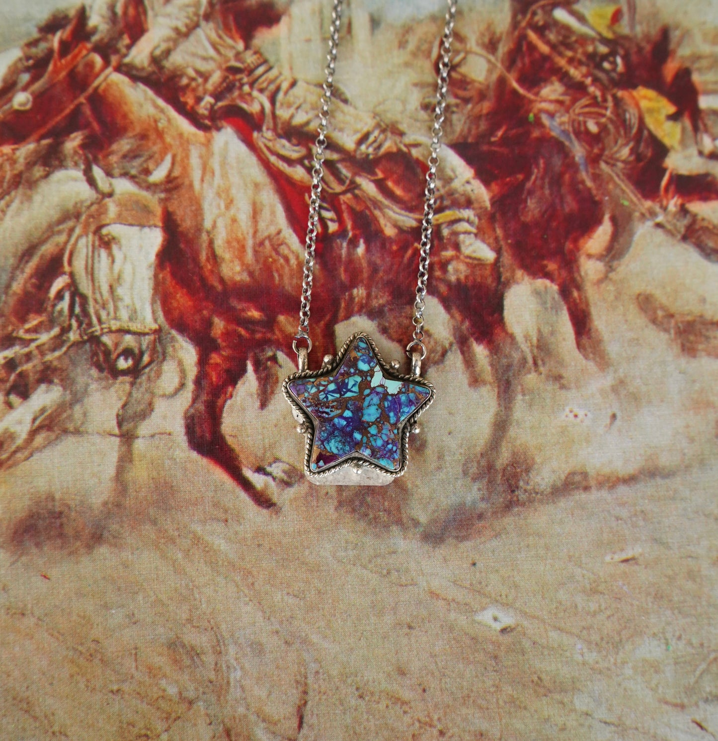 Purple Mojave Star Necklace
