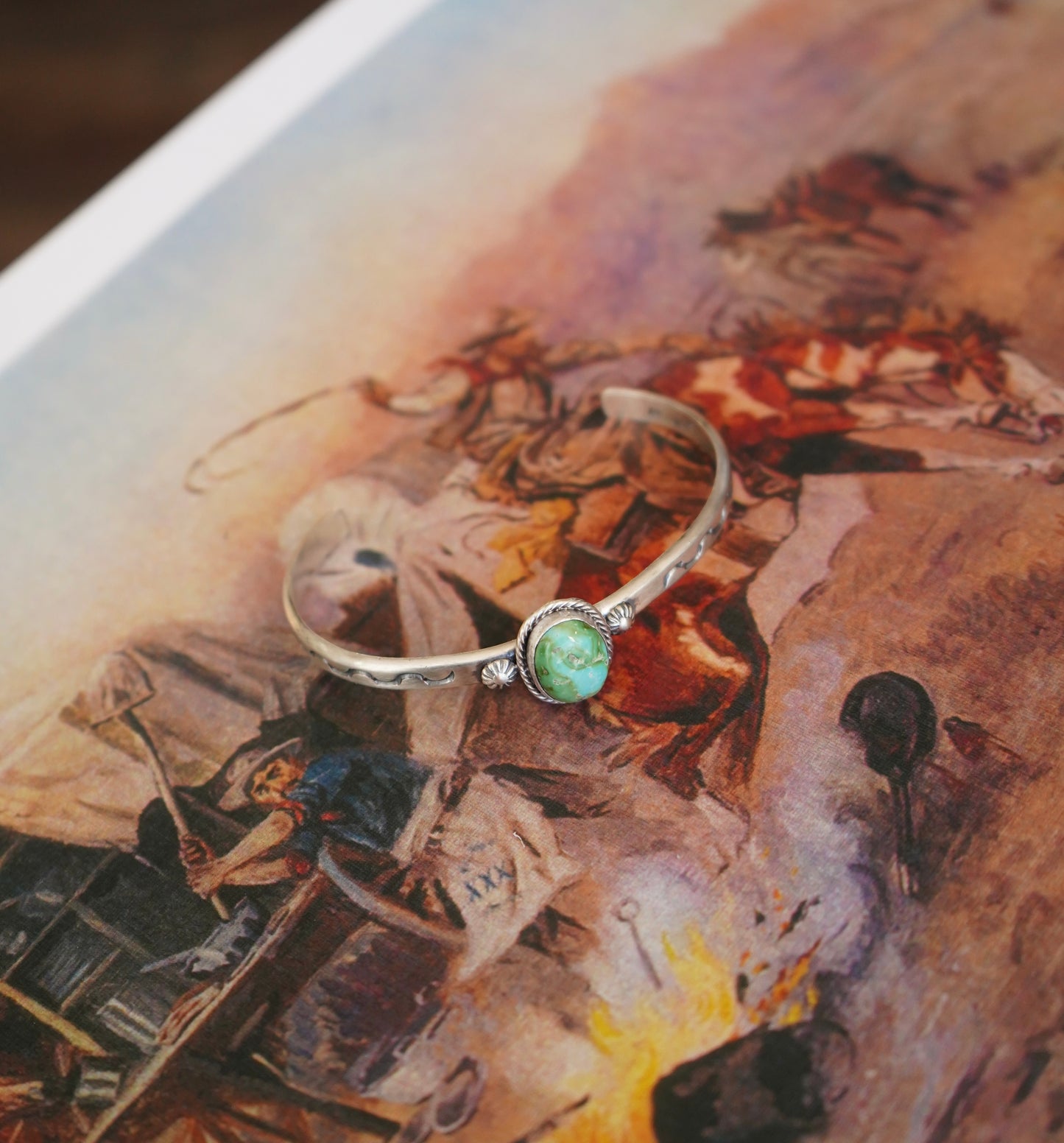 Sam Yellowhair Sonoran Gold Cuff