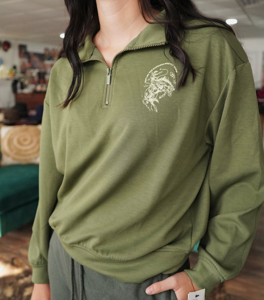 Bucked Down Scuba 1/4 Zip Pullover