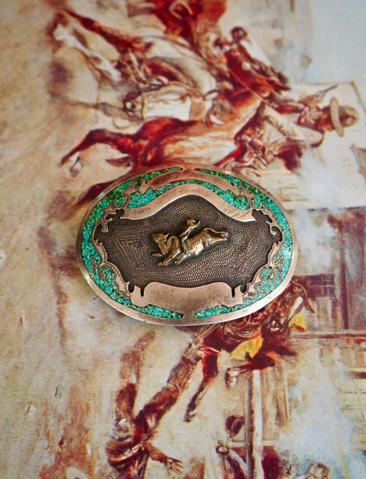 Vintage Turquoise Buckles