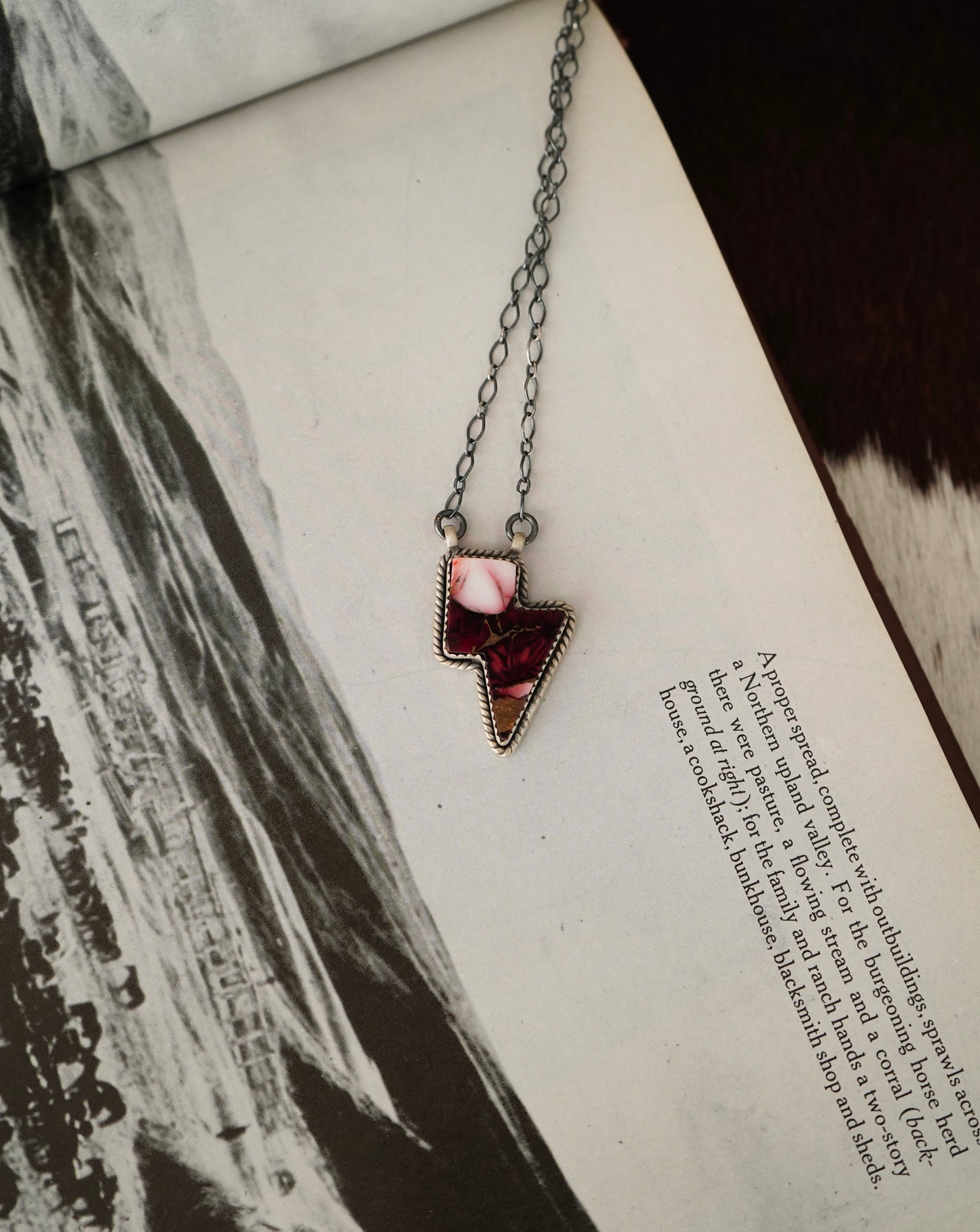 Turquoise Lightening Bolt Necklaces