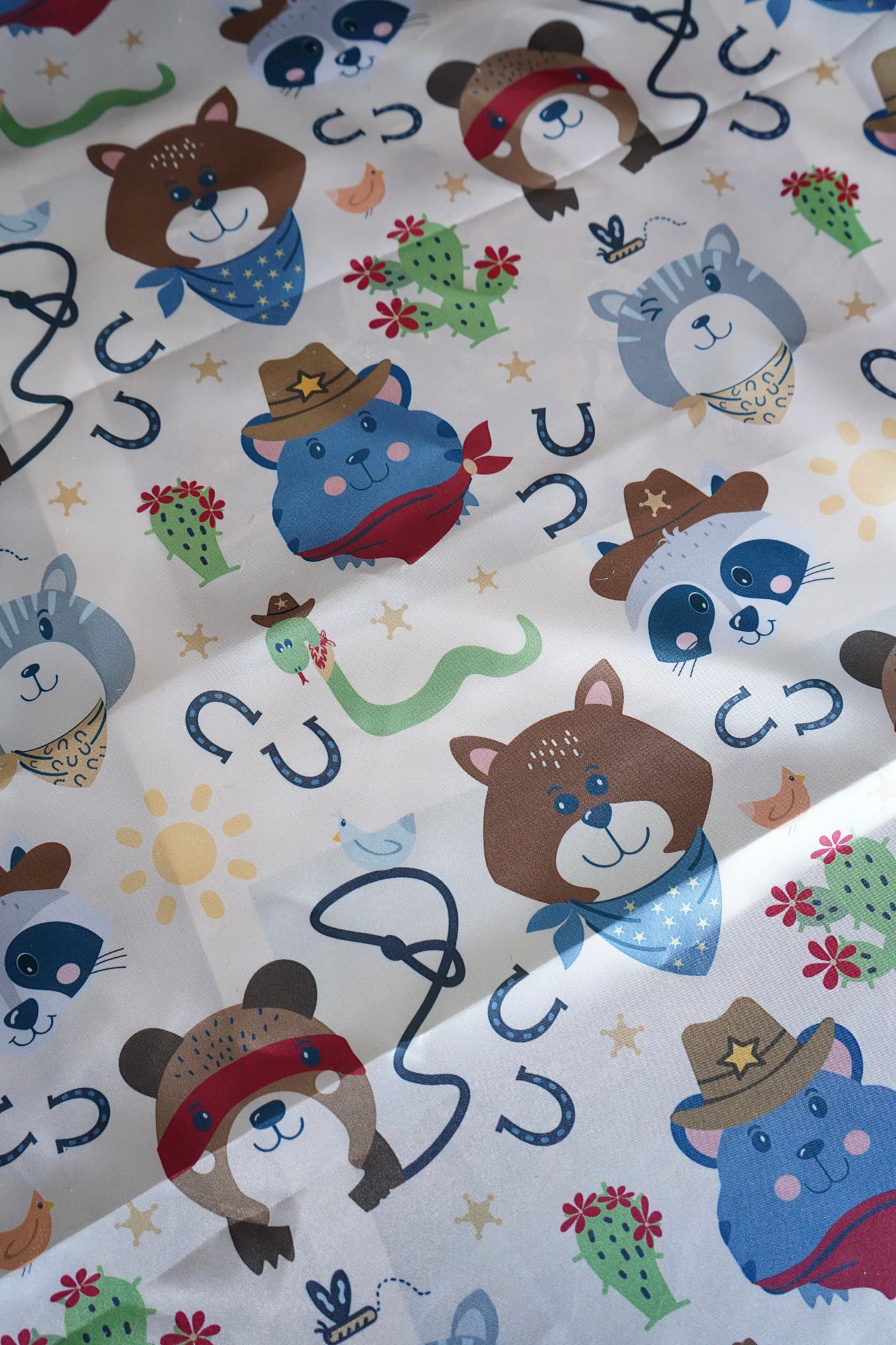 KIDS - Desert Cartoon Animals Wild Rag