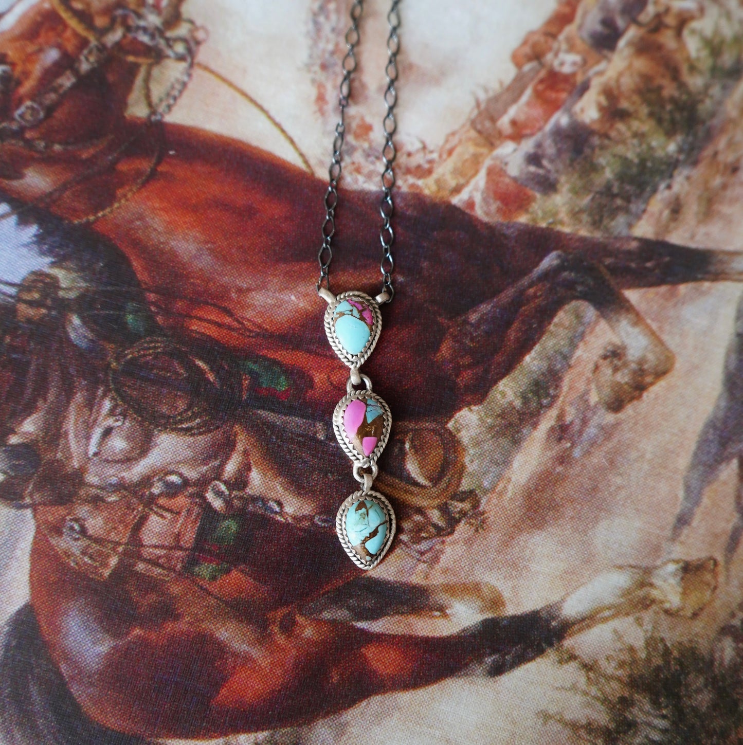 Turquoise Lariat Necklaces