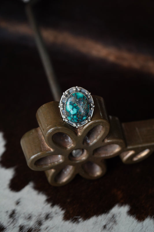 Lander Turquoise Rings - Adjustable
