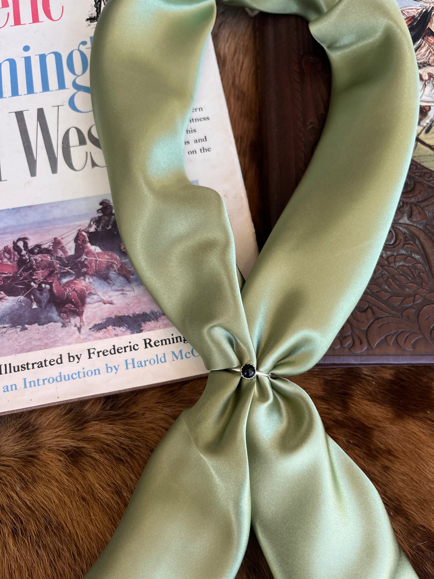 Sage Solid Wild Rag