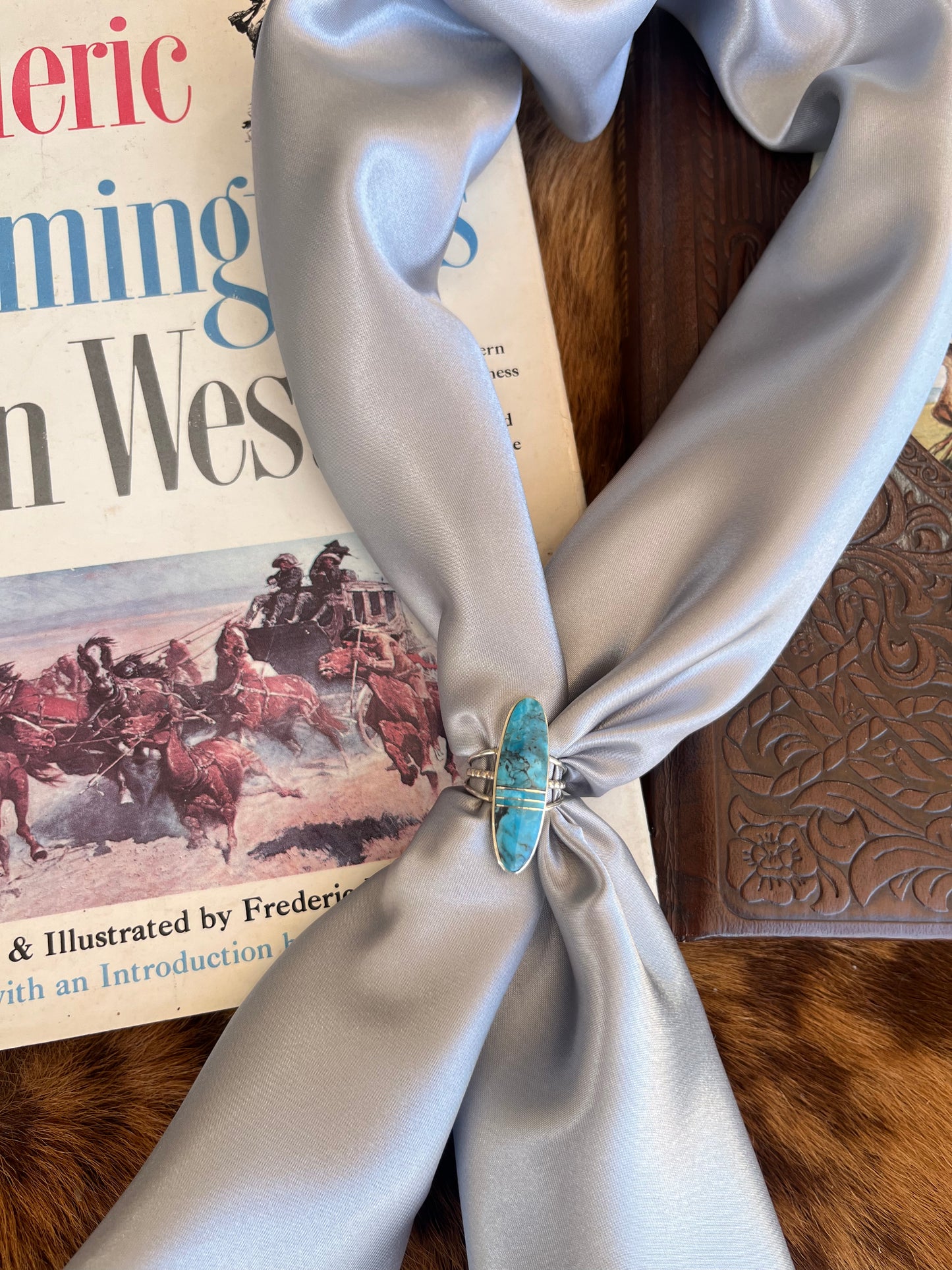 Silver Solid Wild Rag