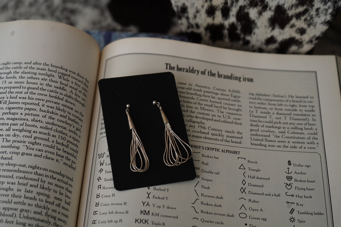 Vintage Liquid Silver Hoop Stud Earrings