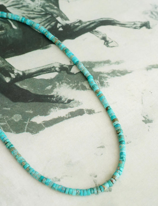 Turquoise Heishi Bead Necklaces