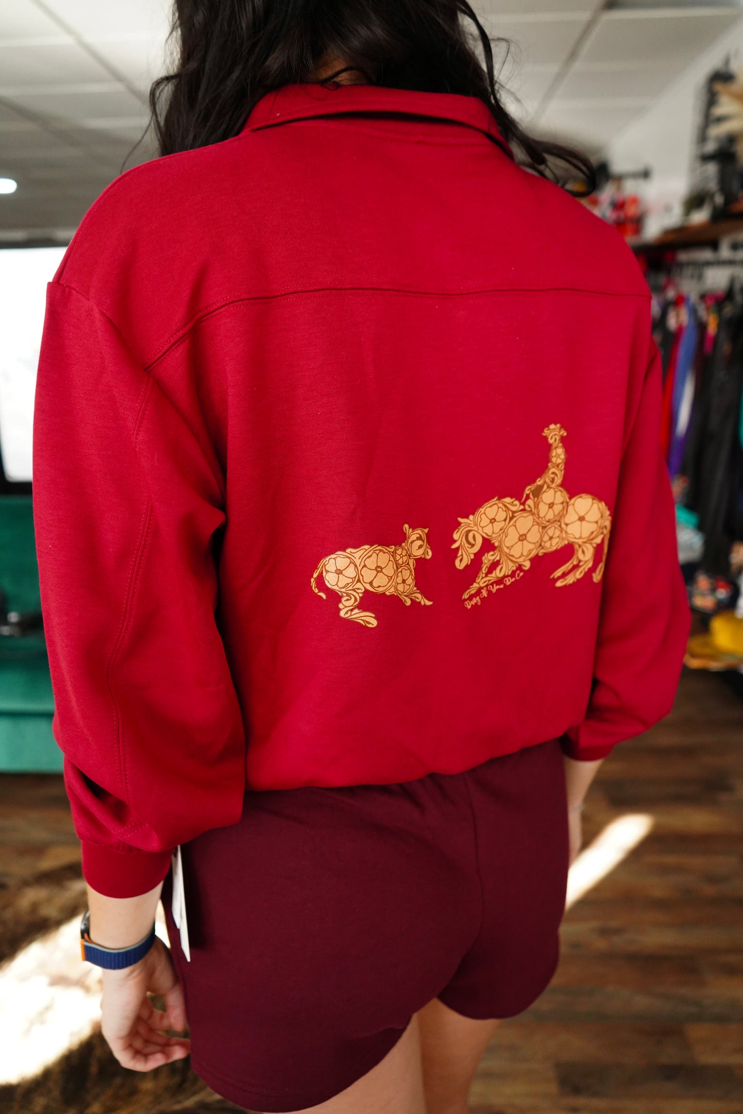 Ricki Bobbi Scuba 1/4 Zip Pullover