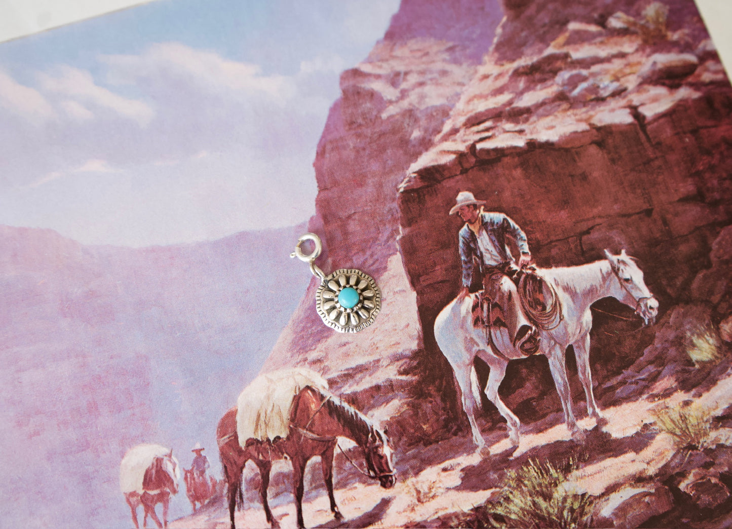 Turquoise & Sterling Silver Charm Bracelets