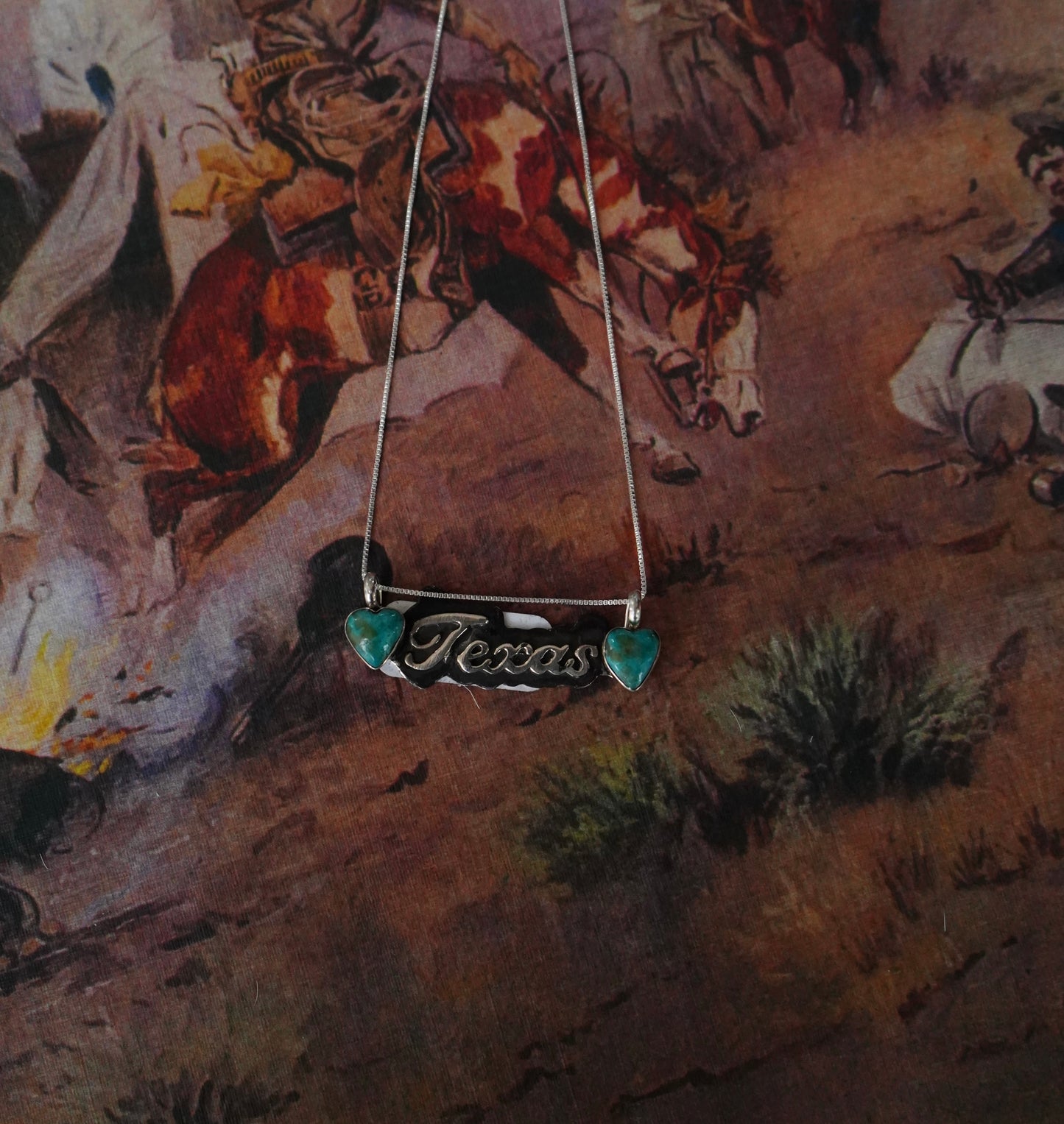 Myra Benally Turquoise Texas Necklace