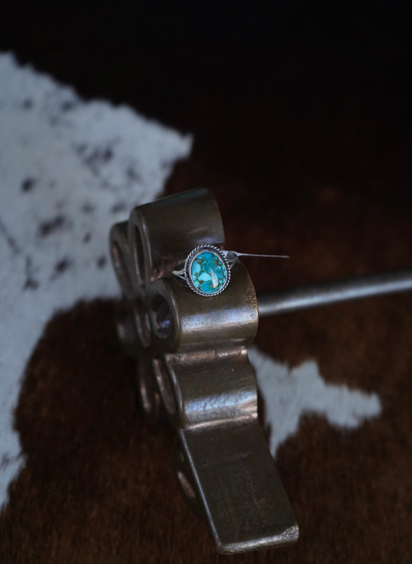 Jerryson Henio Sonoran Gold Turquoise Ring - Sz 9.5