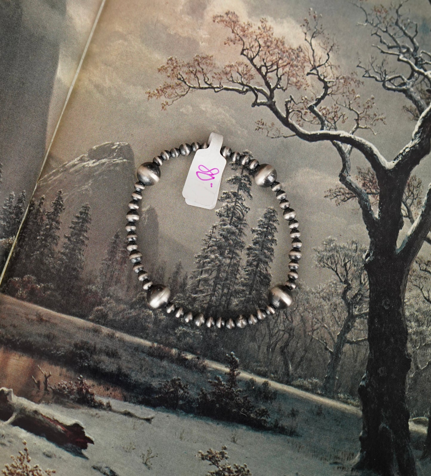 Sterling Silver Pearls Stretchy Bracelets