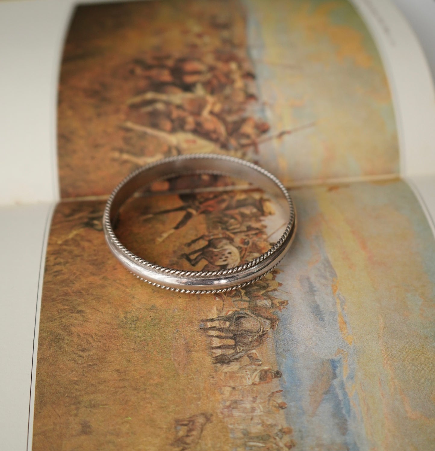 Vintage Sterling Silver Bangle