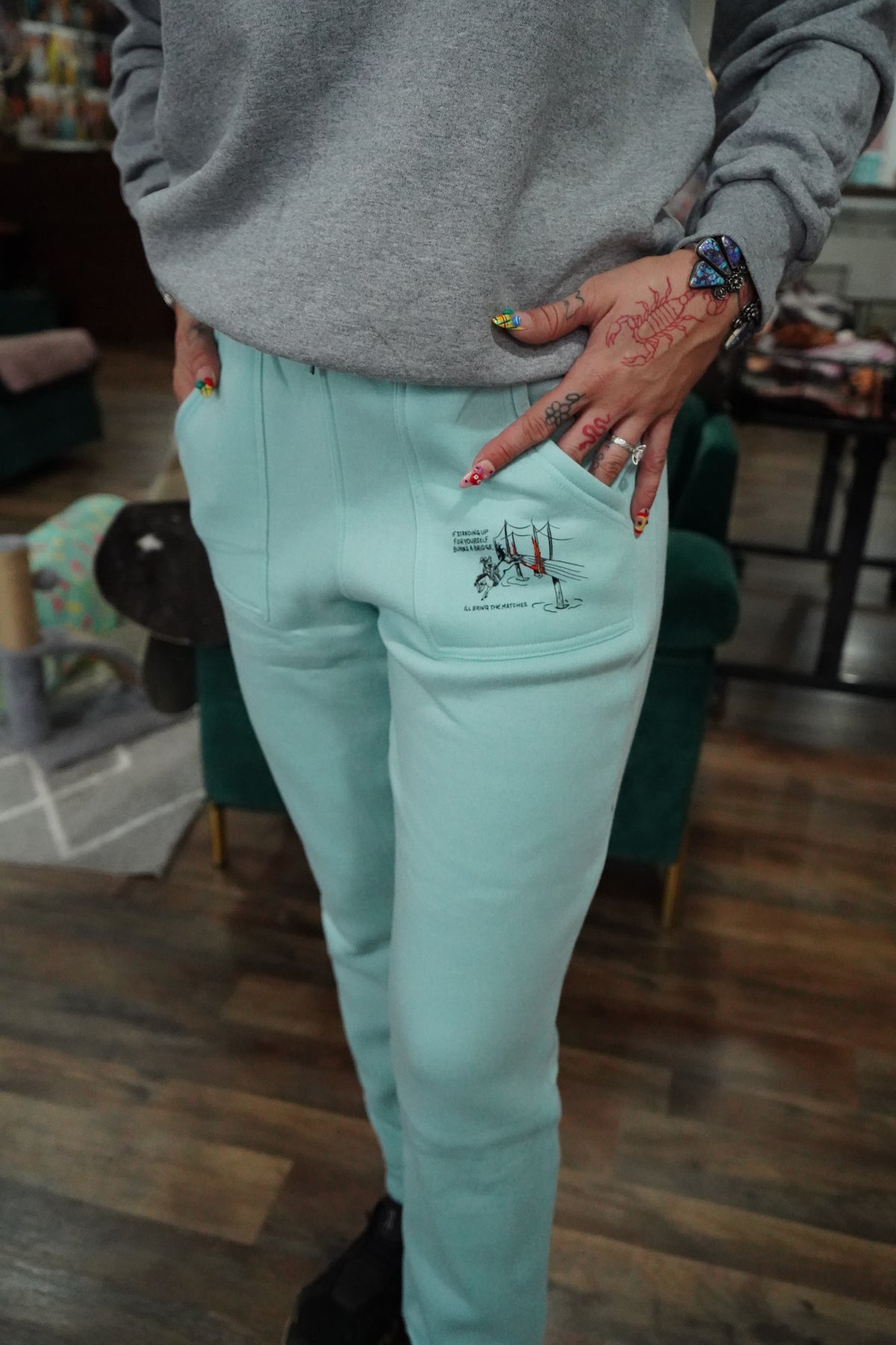 Matches Aqua Joggers