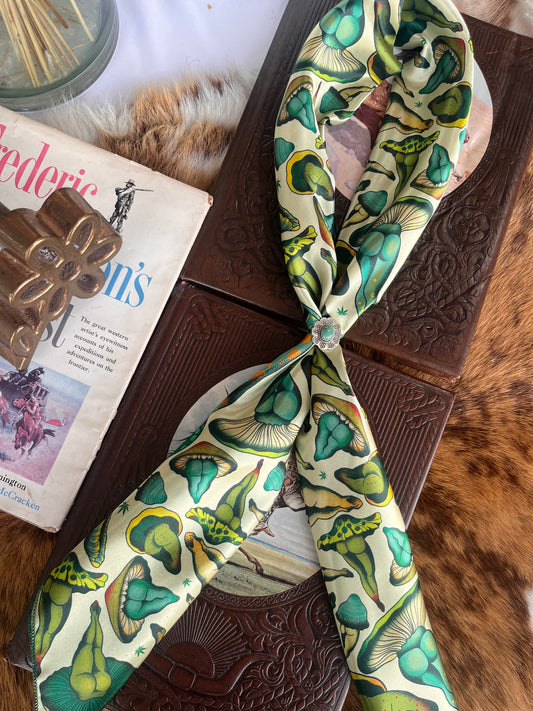 Green Mushroom Booties Wild Rag