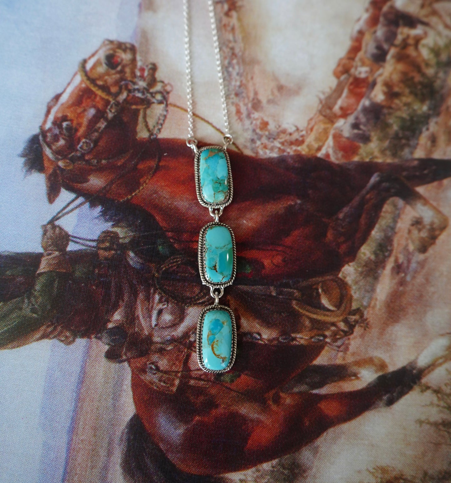 Turquoise Lariat Necklaces