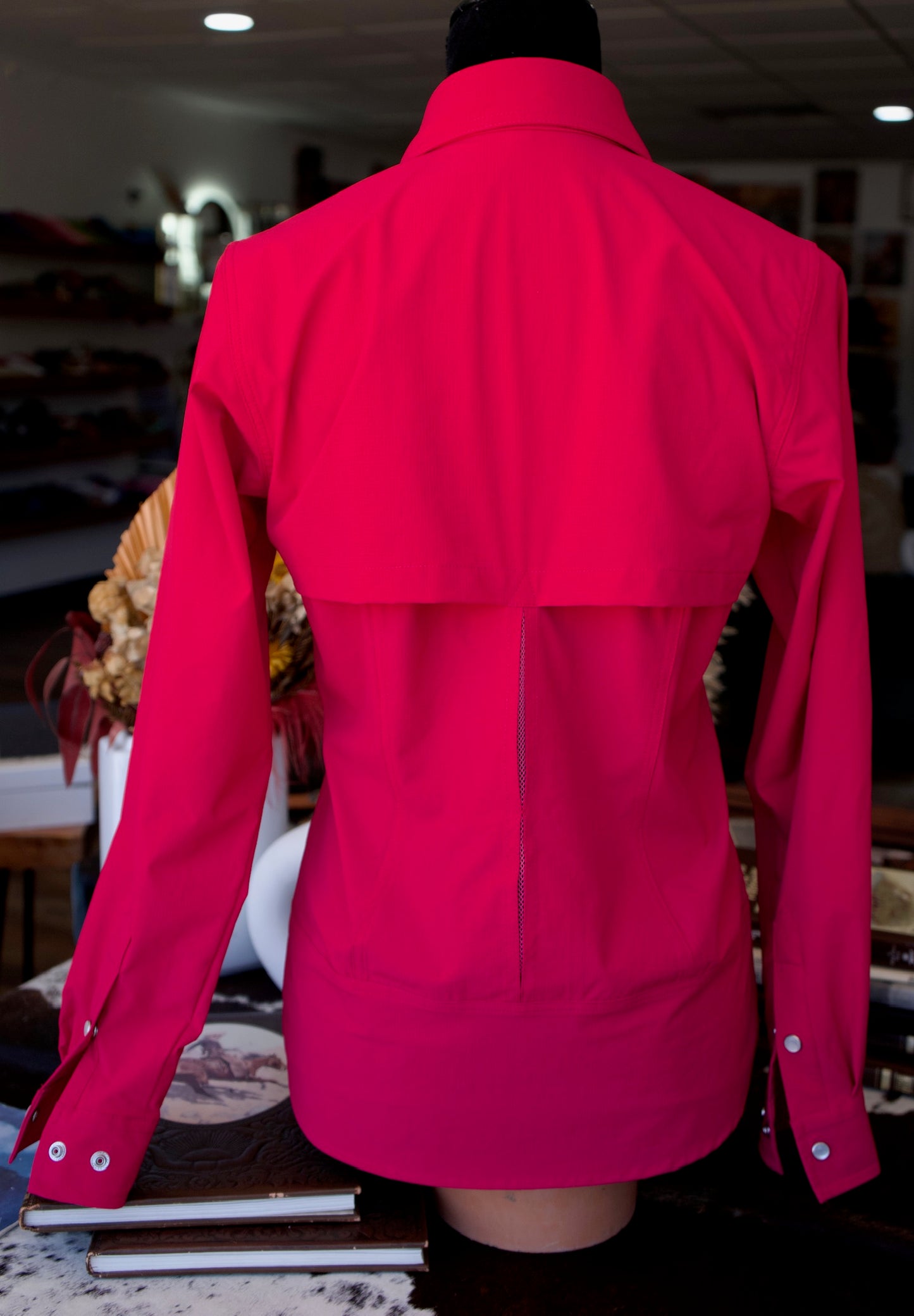 Daisy Gang Fishing Shirt - Hot Pink Long Sleeves