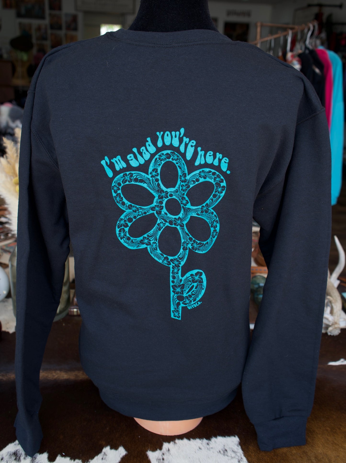 Glad You’re Here Crewneck