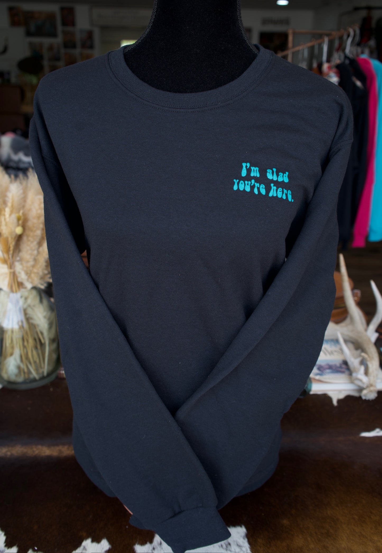 Glad You’re Here Crewneck