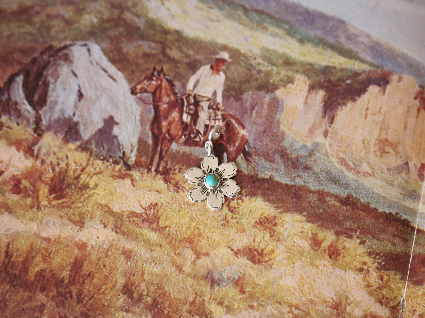 Turquoise & Sterling Silver Charm Bracelets