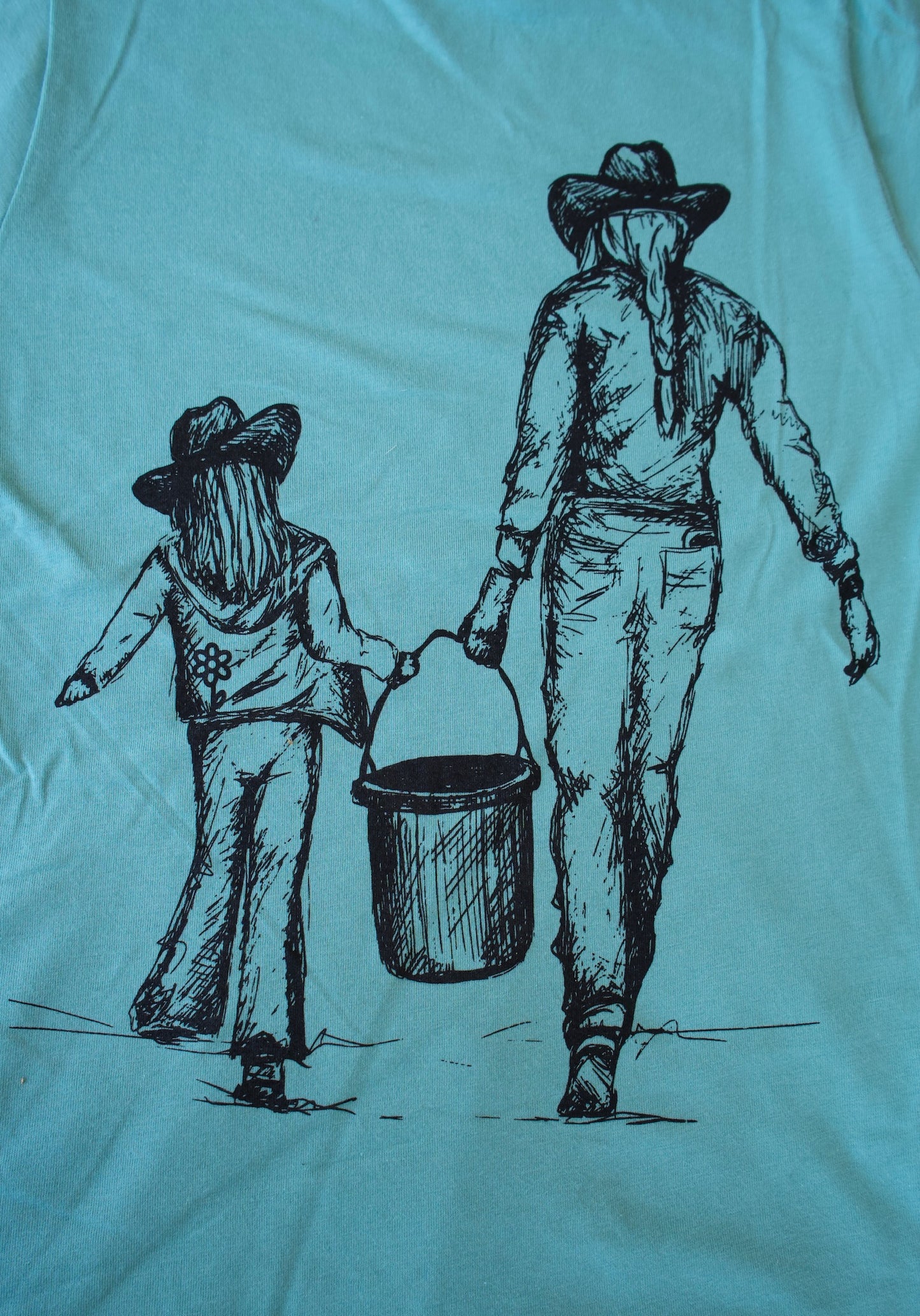 Grew Up - Youth Turquoise Tees