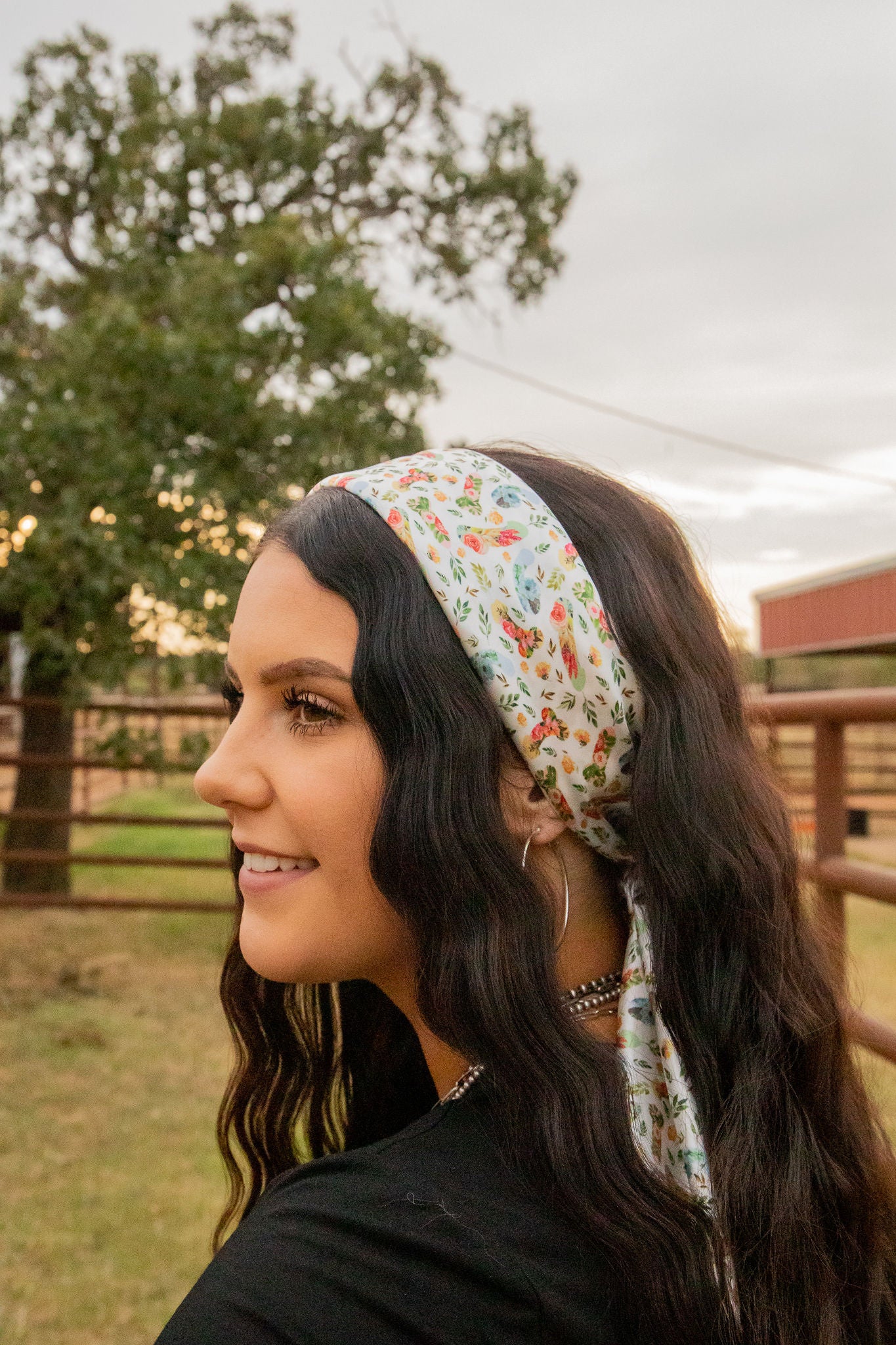 TikTok Floral Ween Wild Rag