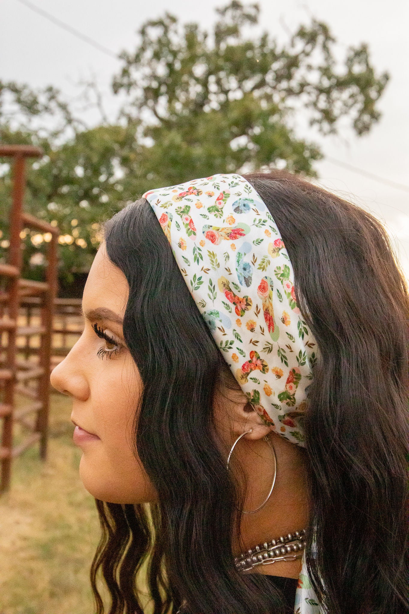 TikTok Floral Ween Wild Rag