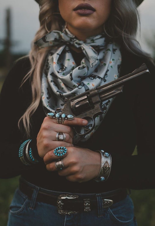 DiYDCo Line- Pistols & Daisies Wild Rag