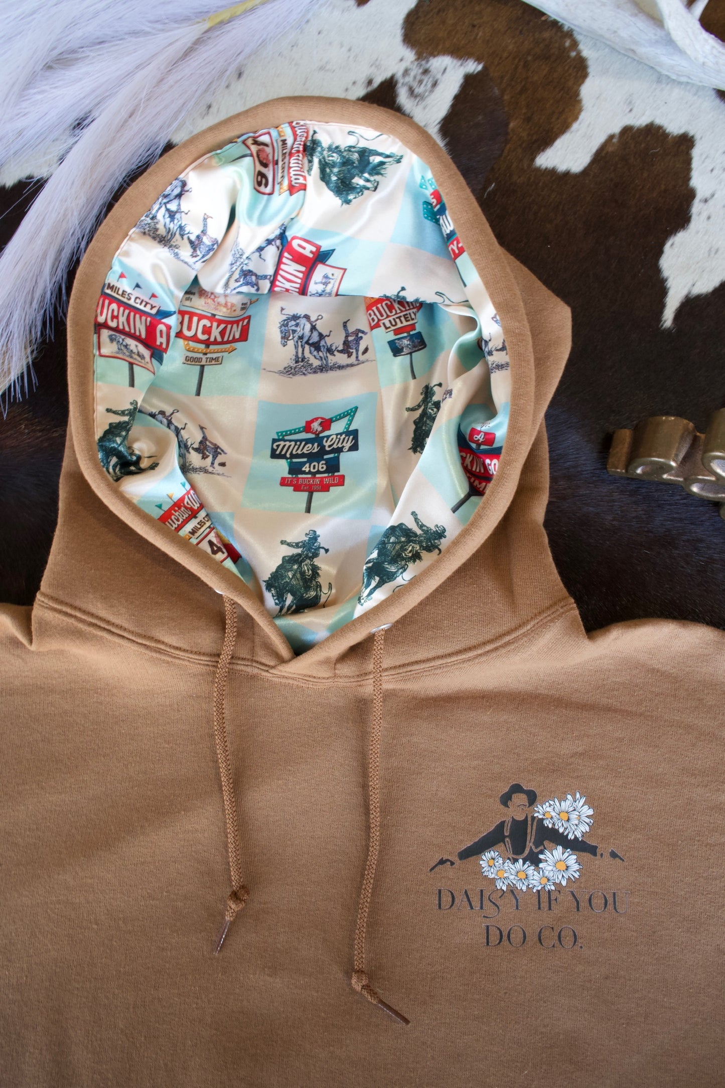 Satin Lined Western Hoodies - DiYDCo ORIGINALS