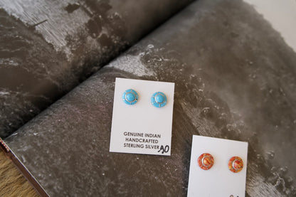 Dainty Daily Turquoise Earrings