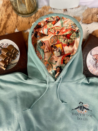 Satin Lined Western Hoodies - DiYDCo ORIGINALS