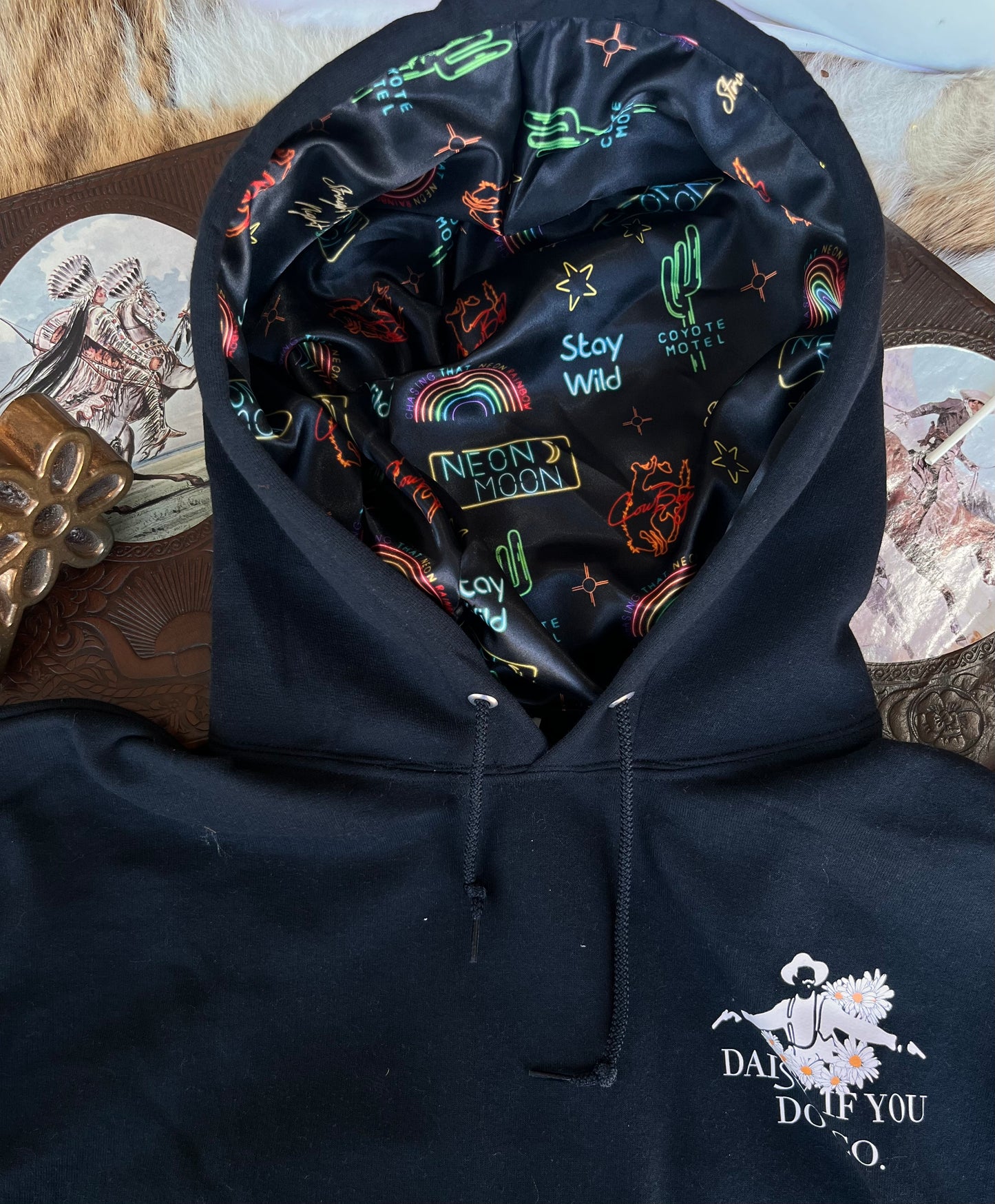 Satin Lined Western Hoodies - DiYDCo ORIGINALS