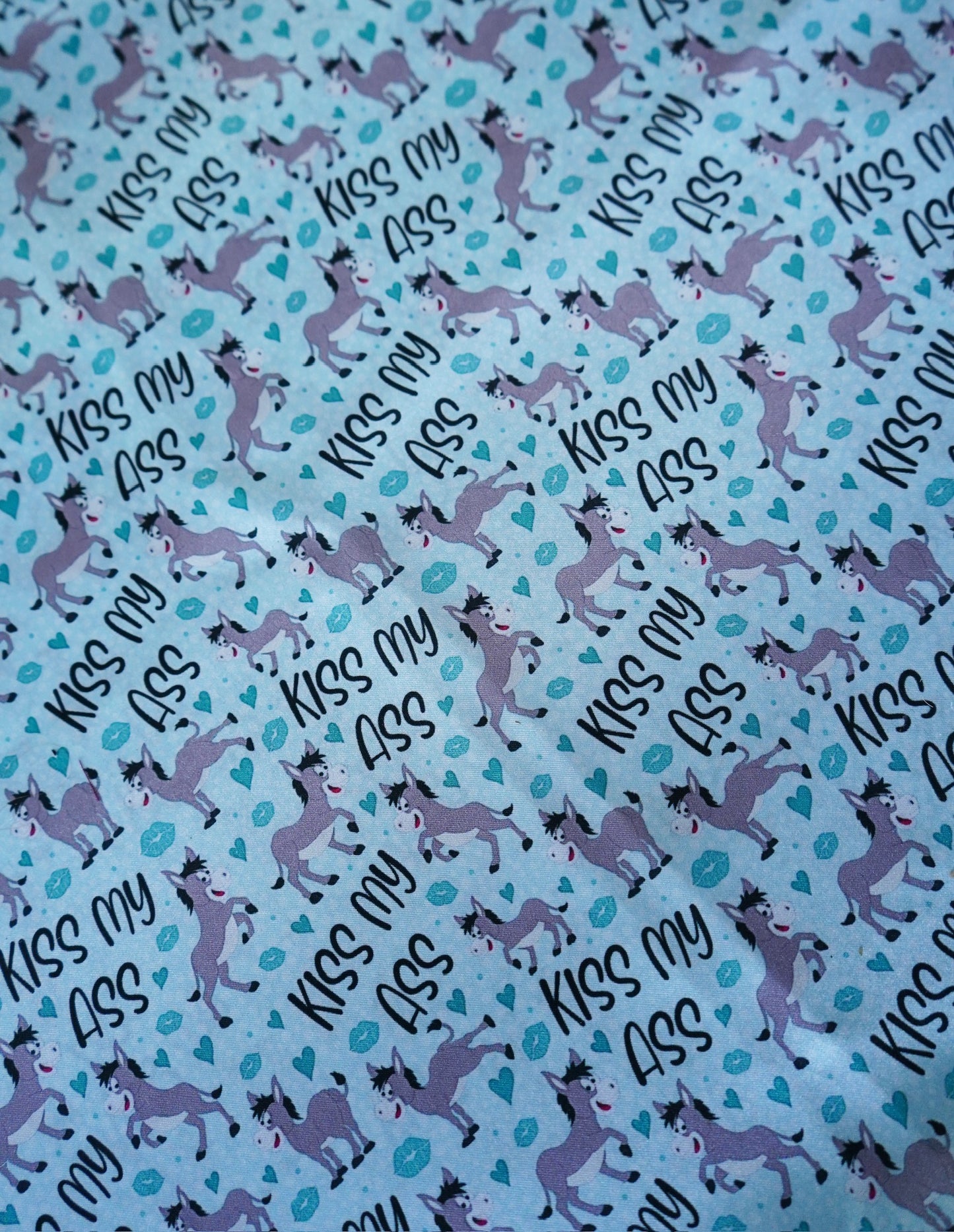 Kiss My Donkey Wild Rag