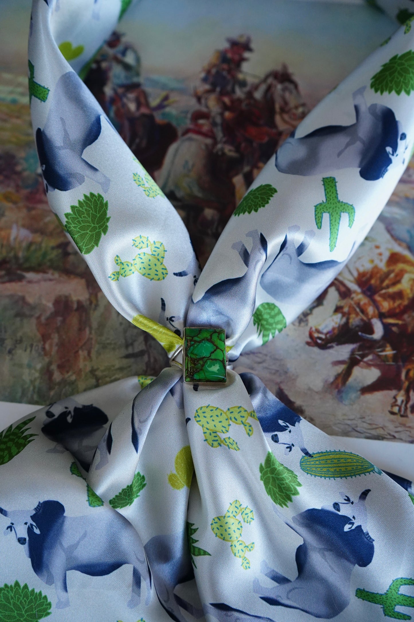 Cactus & Brahmas Wild Rag