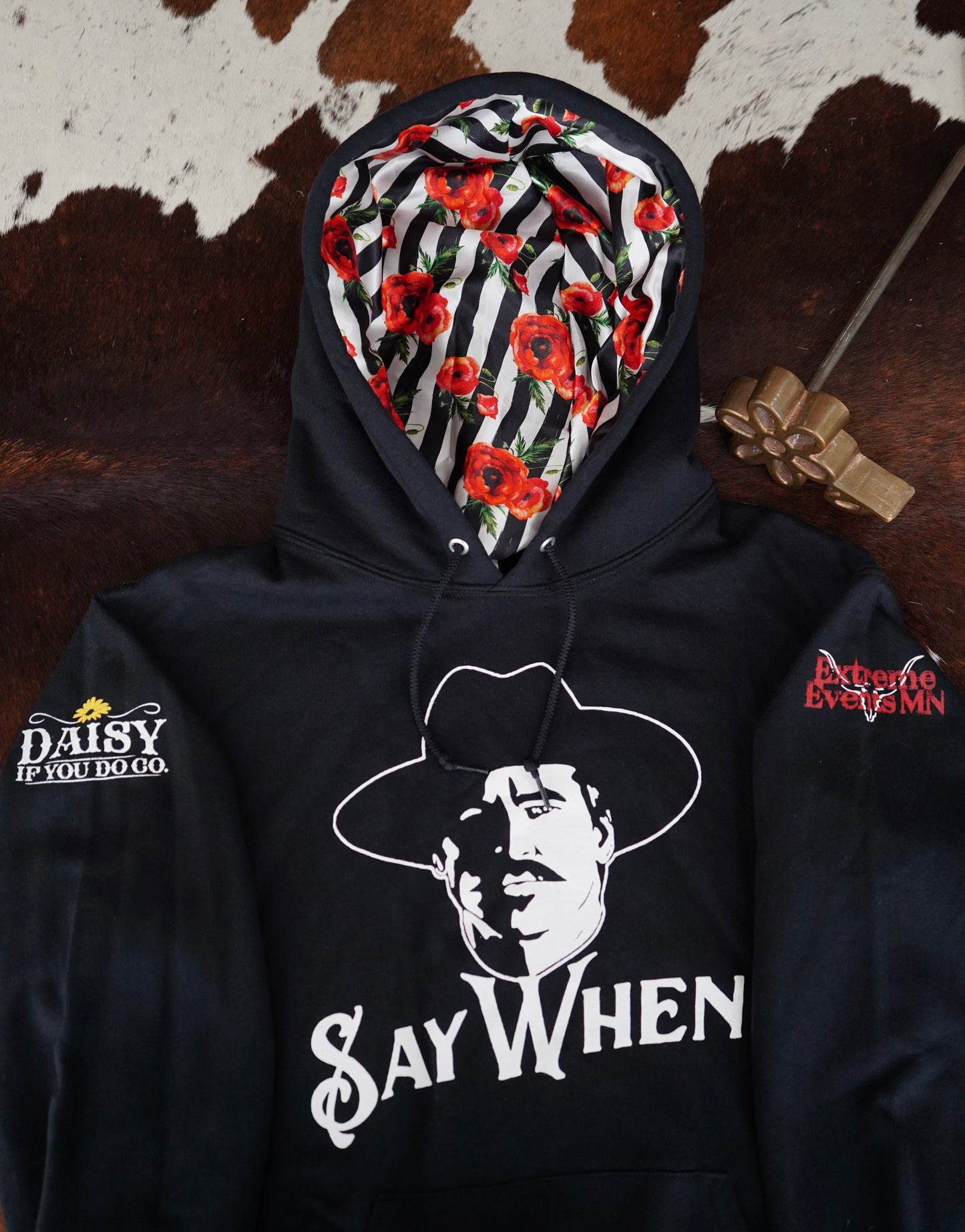 Say When Satin Lined Hooded Sweatshirts
