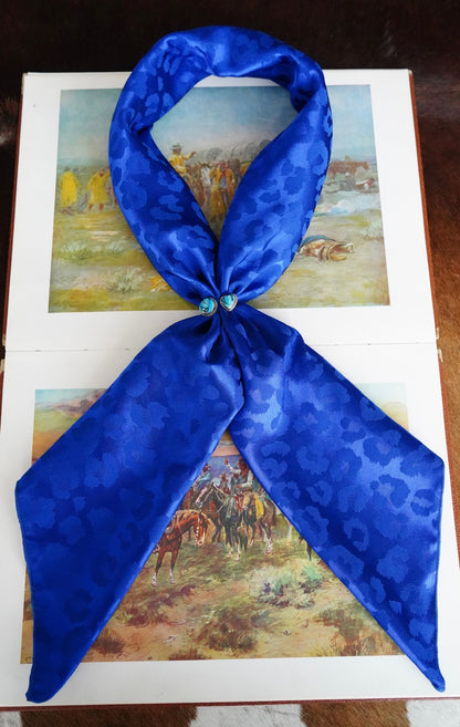 Large Jacquard Cheetah DS Wild Rags