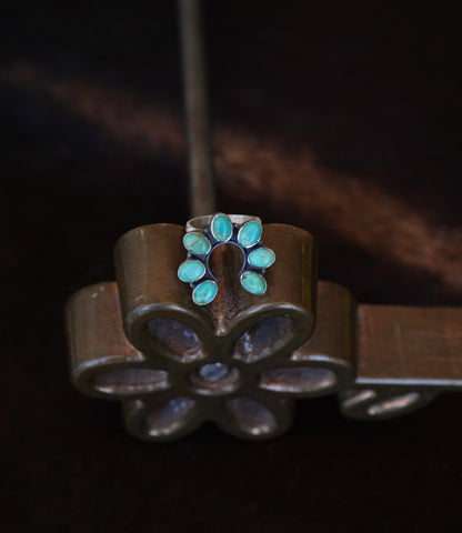 Turquoise Naja Rings - Adj