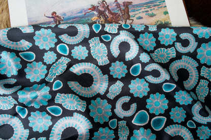 Turquoise Tray Wild Rag