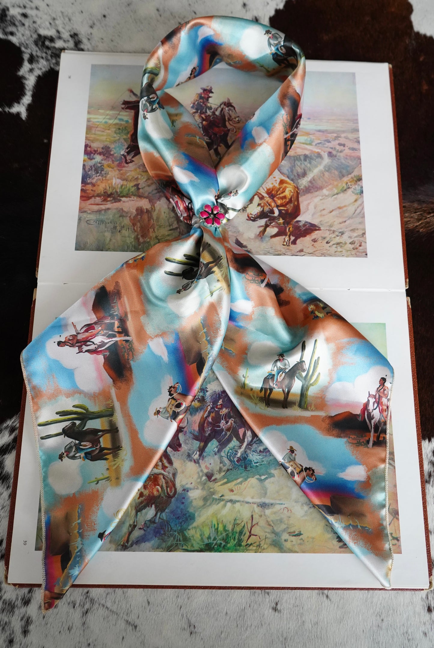 Painted Cowboys Wild Rag