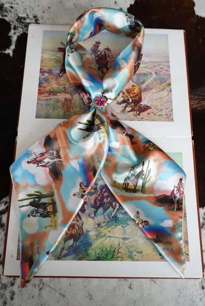 Painted Cowboys Wild Rag