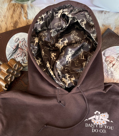 Satin Lined Western Hoodies - DiYDCo ORIGINALS