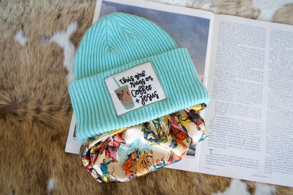 Powerful Patches on Satin Lined Beanies, Neckwarmers & Headbands