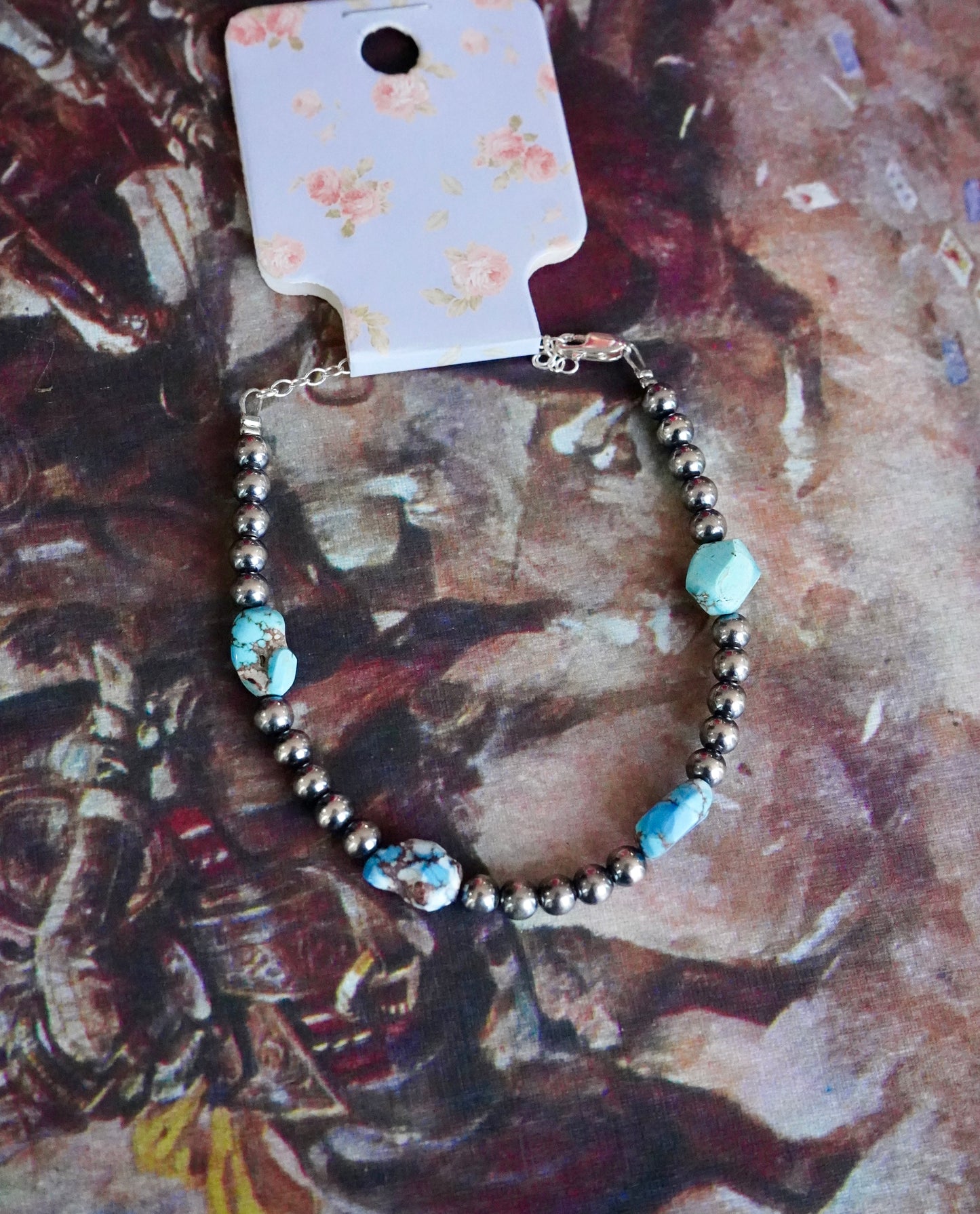 Sterling Silver Pearls Clasp Bracelets