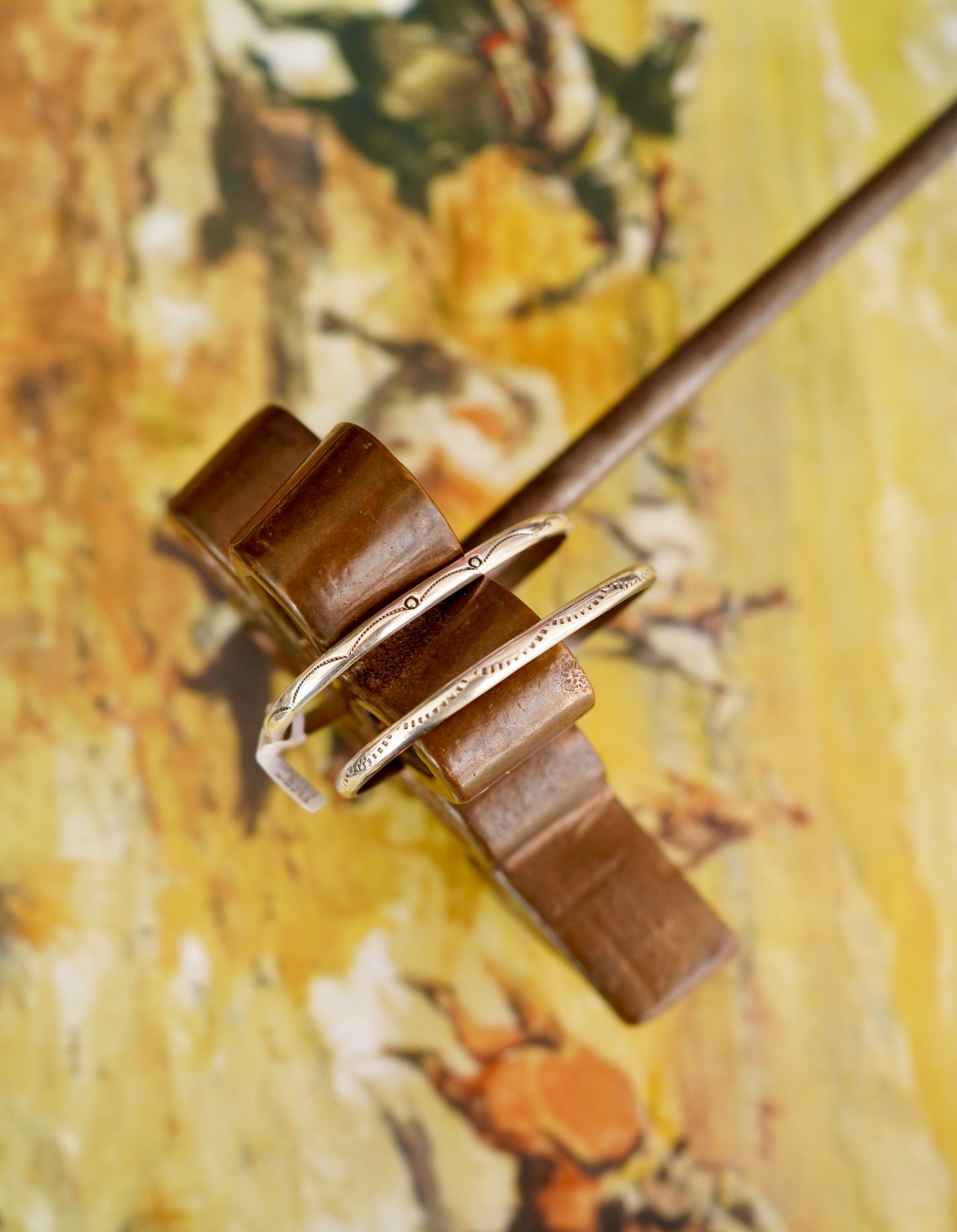 Elaine Tahe Stamped Cuffs