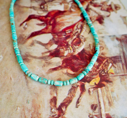 Vintage Turquoise Chip Necklaces