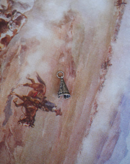 Vintage Stamped Teepee Pendant