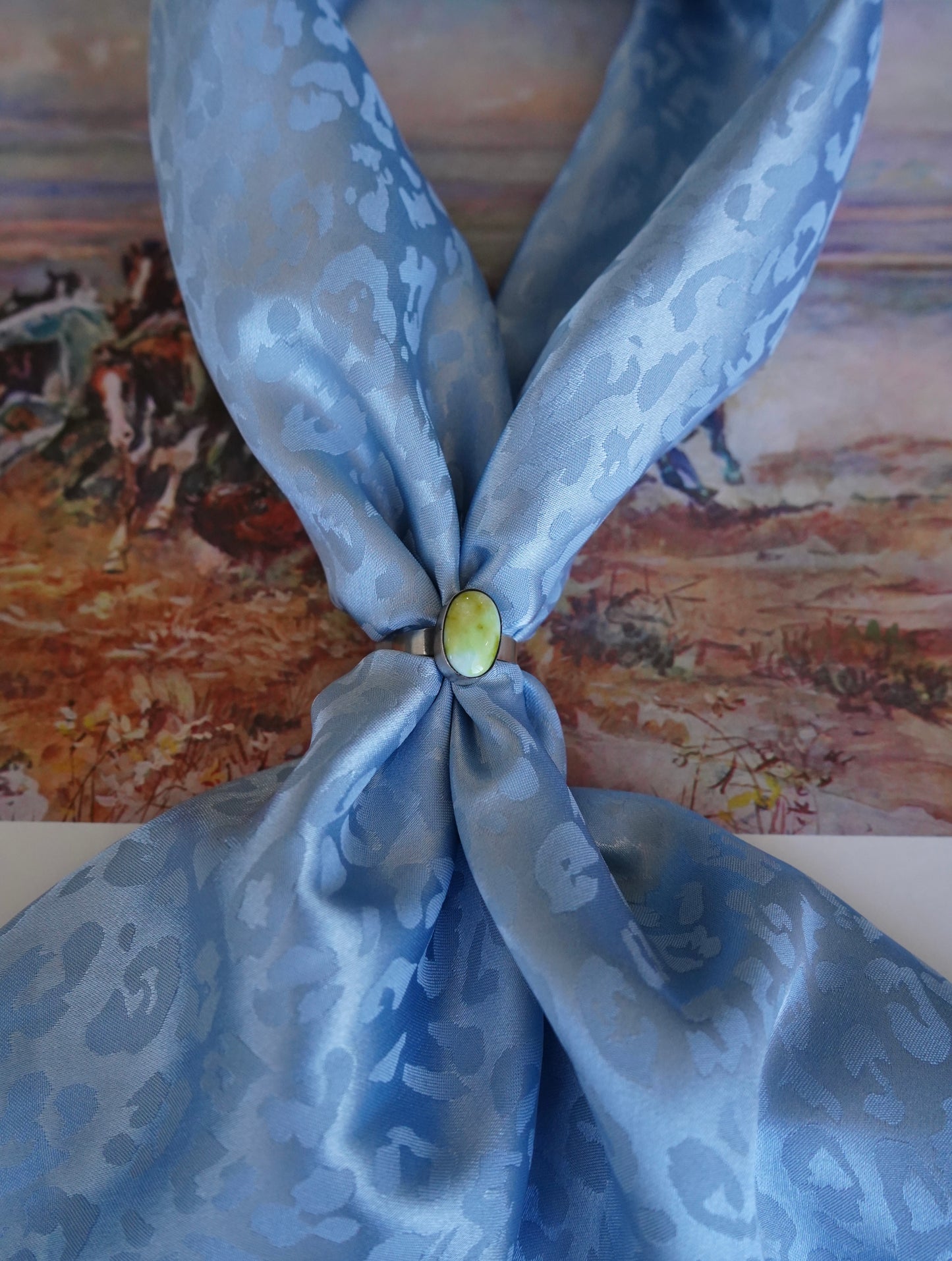 Small Jacquard Cheetah DS Wild Rags