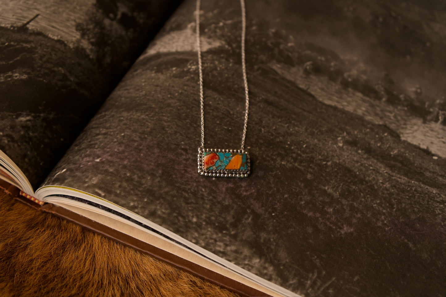 Dainty Turquoise Bar Necklaces